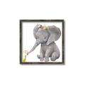 Picture of Baby Elephant with Duck  _GroupedProduct_Square_Mini_ _GroupedProduct_Square_Canvas_Framed_