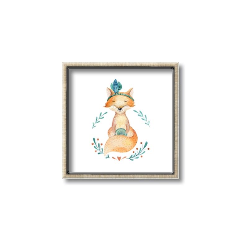 Picture of Wild Fox _GroupedProduct_Square_Mini_ _GroupedProduct_Square_Canvas_Framed_