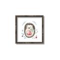 Picture of Wild Hedgehog _GroupedProduct_Square_Mini_ _GroupedProduct_Square_Canvas_Framed_