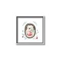 Picture of Wild Hedgehog _GroupedProduct_Square_Mini_ _GroupedProduct_Square_Canvas_Framed_