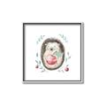 Picture of Wild Hedgehog _GroupedProduct_Square_Mini_ _GroupedProduct_Square_Canvas_Framed_