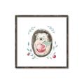 Picture of Wild Hedgehog _GroupedProduct_Square_Mini_ _GroupedProduct_Square_Canvas_Framed_