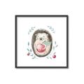 Picture of Wild Hedgehog _GroupedProduct_Square_Mini_ _GroupedProduct_Square_Canvas_Framed_
