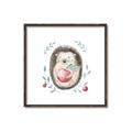Picture of Wild Hedgehog _GroupedProduct_Square_Mini_ _GroupedProduct_Square_Canvas_Framed_
