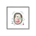 Picture of Wild Hedgehog _GroupedProduct_Square_Mini_ _GroupedProduct_Square_Canvas_Framed_