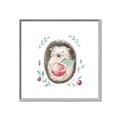 Picture of Wild Hedgehog _GroupedProduct_Square_Mini_ _GroupedProduct_Square_Canvas_Framed_