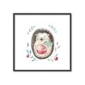 Picture of Wild Hedgehog _GroupedProduct_Square_Mini_ _GroupedProduct_Square_Canvas_Framed_
