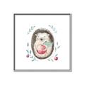 Picture of Wild Hedgehog _GroupedProduct_Square_Mini_ _GroupedProduct_Square_Canvas_Framed_