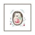 Picture of Wild Hedgehog _GroupedProduct_Square_Mini_ _GroupedProduct_Square_Canvas_Framed_