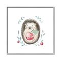 Picture of Wild Hedgehog _GroupedProduct_Square_Mini_ _GroupedProduct_Square_Canvas_Framed_