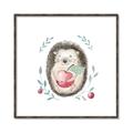 Picture of Wild Hedgehog _GroupedProduct_Square_Mini_ _GroupedProduct_Square_Canvas_Framed_
