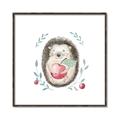 Picture of Wild Hedgehog _GroupedProduct_Square_Mini_ _GroupedProduct_Square_Canvas_Framed_