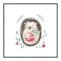 Picture of Wild Hedgehog _GroupedProduct_Square_Mini_ _GroupedProduct_Square_Canvas_Framed_