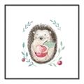 Picture of Wild Hedgehog _GroupedProduct_Square_Mini_ _GroupedProduct_Square_Canvas_Framed_