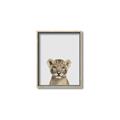 Picture of Baby Lion _GroupedProduct_Rectangle_Portrait_Mini_ _GroupedProduct_Rectangle_Portrait_Canvas_Framed_