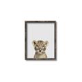 Picture of Baby Lion _GroupedProduct_Rectangle_Portrait_Mini_ _GroupedProduct_Rectangle_Portrait_Canvas_Framed_