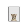 Picture of Baby Lion _GroupedProduct_Rectangle_Portrait_Mini_ _GroupedProduct_Rectangle_Portrait_Canvas_Framed_