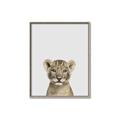 Picture of Baby Lion _GroupedProduct_Rectangle_Portrait_Mini_ _GroupedProduct_Rectangle_Portrait_Canvas_Framed_
