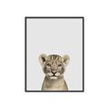 Picture of Baby Lion _GroupedProduct_Rectangle_Portrait_Mini_ _GroupedProduct_Rectangle_Portrait_Canvas_Framed_