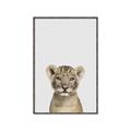 Picture of Baby Lion _GroupedProduct_Rectangle_Portrait_Mini_ _GroupedProduct_Rectangle_Portrait_Canvas_Framed_