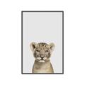 Picture of Baby Lion _GroupedProduct_Rectangle_Portrait_Mini_ _GroupedProduct_Rectangle_Portrait_Canvas_Framed_
