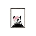 Picture of Flower Crown Panda _GroupedProduct_Rectangle_Portrait_Mini_ _GroupedProduct_Rectangle_Portrait_Canvas_Framed_
