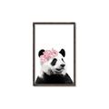 Picture of Flower Crown Panda _GroupedProduct_Rectangle_Portrait_Mini_ _GroupedProduct_Rectangle_Portrait_Canvas_Framed_