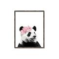 Picture of Flower Crown Panda _GroupedProduct_Rectangle_Portrait_Mini_ _GroupedProduct_Rectangle_Portrait_Canvas_Framed_