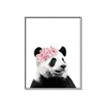 Picture of Flower Crown Panda _GroupedProduct_Rectangle_Portrait_Mini_ _GroupedProduct_Rectangle_Portrait_Canvas_Framed_