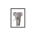 Picture of Behind Elephant _GroupedProduct_Rectangle_Portrait_Mini_ _GroupedProduct_Rectangle_Portrait_Canvas_Framed_