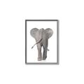 Picture of Behind Elephant _GroupedProduct_Rectangle_Portrait_Mini_ _GroupedProduct_Rectangle_Portrait_Canvas_Framed_