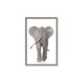 Picture of Behind Elephant _GroupedProduct_Rectangle_Portrait_Mini_ _GroupedProduct_Rectangle_Portrait_Canvas_Framed_