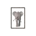 Picture of Behind Elephant _GroupedProduct_Rectangle_Portrait_Mini_ _GroupedProduct_Rectangle_Portrait_Canvas_Framed_