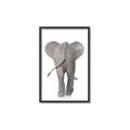 Picture of Behind Elephant _GroupedProduct_Rectangle_Portrait_Mini_ _GroupedProduct_Rectangle_Portrait_Canvas_Framed_