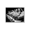 Picture of Pairs of Hockey Skates _GroupedProduct_Rectangle_Landscape_Mini_ _GroupedProduct_Rectangle_Landscape_Canvas_Framed_