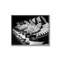 Picture of Pairs of Hockey Skates _GroupedProduct_Rectangle_Landscape_Mini_ _GroupedProduct_Rectangle_Landscape_Canvas_Framed_