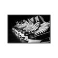 Picture of Pairs of Hockey Skates _GroupedProduct_Rectangle_Landscape_Mini_ _GroupedProduct_Rectangle_Landscape_Canvas_Framed_