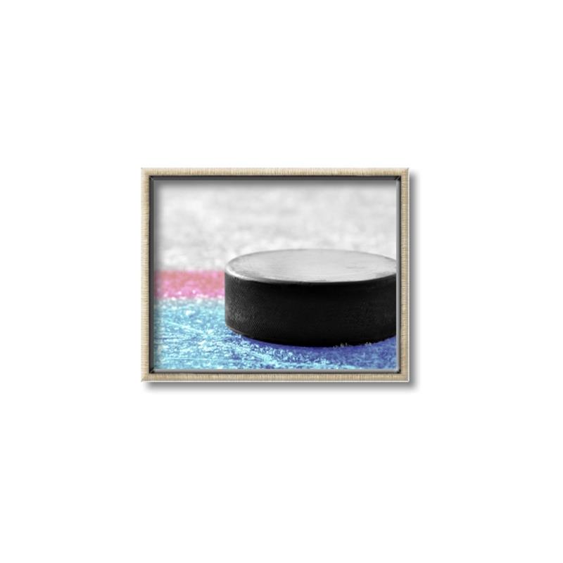 Picture of Hockey Puck  _GroupedProduct_Rectangle_Landscape_Mini_ _GroupedProduct_Rectangle_Landscape_Canvas_Framed_