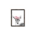 Picture of Flower Crown Deer _GroupedProduct_Rectangle_Portrait_Mini_ _GroupedProduct_Rectangle_Portrait_Canvas_Framed_