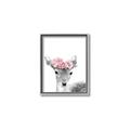 Picture of Flower Crown Deer _GroupedProduct_Rectangle_Portrait_Mini_ _GroupedProduct_Rectangle_Portrait_Canvas_Framed_