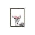 Picture of Flower Crown Deer _GroupedProduct_Rectangle_Portrait_Mini_ _GroupedProduct_Rectangle_Portrait_Canvas_Framed_