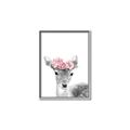 Picture of Flower Crown Deer _GroupedProduct_Rectangle_Portrait_Mini_ _GroupedProduct_Rectangle_Portrait_Canvas_Framed_