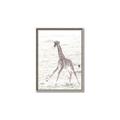 Picture of Summer Giraffe _GroupedProduct_Rectangle_Portrait_Mini_ _GroupedProduct_Rectangle_Portrait_Canvas_Framed_