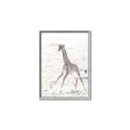 Picture of Summer Giraffe _GroupedProduct_Rectangle_Portrait_Mini_ _GroupedProduct_Rectangle_Portrait_Canvas_Framed_