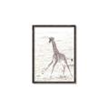 Picture of Summer Giraffe _GroupedProduct_Rectangle_Portrait_Mini_ _GroupedProduct_Rectangle_Portrait_Canvas_Framed_