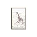 Picture of Summer Giraffe _GroupedProduct_Rectangle_Portrait_Mini_ _GroupedProduct_Rectangle_Portrait_Canvas_Framed_