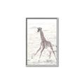 Picture of Summer Giraffe _GroupedProduct_Rectangle_Portrait_Mini_ _GroupedProduct_Rectangle_Portrait_Canvas_Framed_