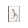 Picture of Summer Giraffe _GroupedProduct_Rectangle_Portrait_Mini_ _GroupedProduct_Rectangle_Portrait_Canvas_Framed_
