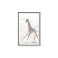 Picture of Summer Giraffe _GroupedProduct_Rectangle_Portrait_Mini_ _GroupedProduct_Rectangle_Portrait_Canvas_Framed_