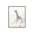 Picture of Summer Giraffe _GroupedProduct_Rectangle_Portrait_Mini_ _GroupedProduct_Rectangle_Portrait_Canvas_Framed_